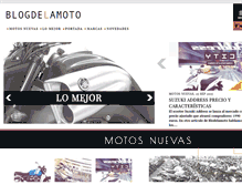 Tablet Screenshot of blogdelamoto.com